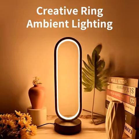 Lampe de Chevet LED Dimmable - Lumière Ambiante pour Chambre, Salon, Bureau