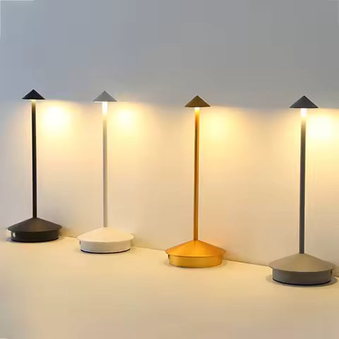 Lampe de Table LED Rechargeable Tactile - 3 Températures de Couleur, Gradation Continue