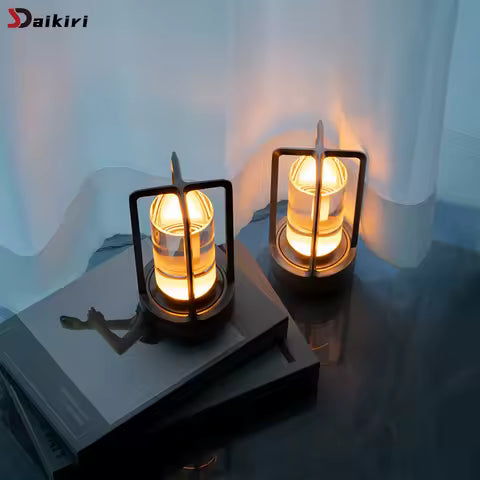 Lampe LED Cristal Rechargeable Tactile - Ambiance & Camping