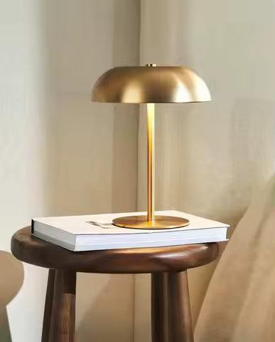 Lampe de Chevet Champignon LED Rechargeable - 3 Couleurs Tactiles Intensité Variable