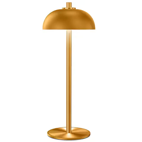 Lampe de Table Champignon Rechargeable Sans Fil - Lampe d'Ambiance Tactile USB-C pour Chambre et Camping