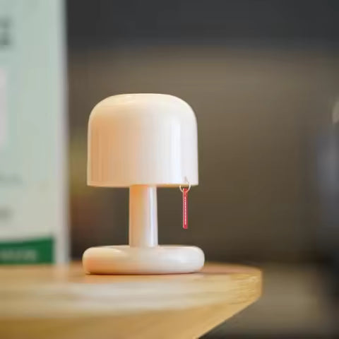 Lampe de Table Champignon LED Rechargeable USB - Ambiance Coucher de Soleil