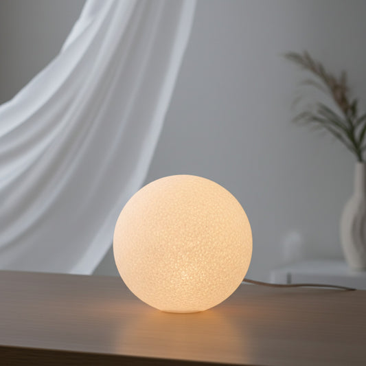 Lampe Veilleuse Boule de Cristal Magique LED - Décoration Festive 8-14cm