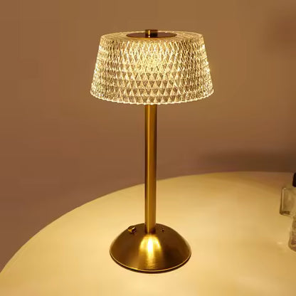 Veilleuse LED Tactile Rechargeable en Verre - Lampe d'Ambiance pour Chambre et Chevet