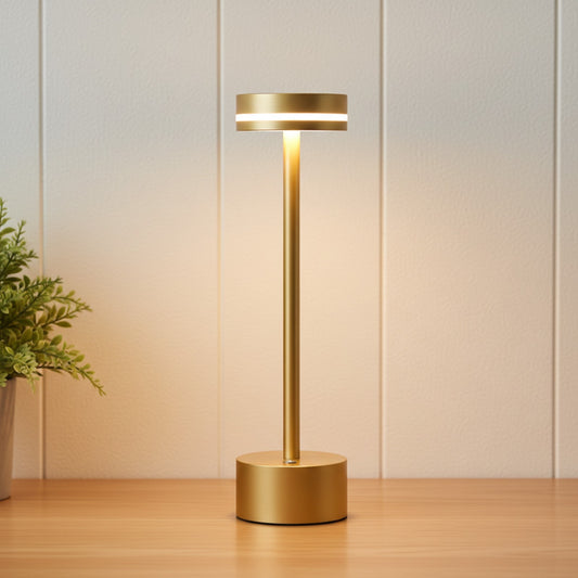 Lampe de Table LED Rechargeable Sans Fil - Éclairage Ambiant Tactile pour Bureau, Bar, Chevet