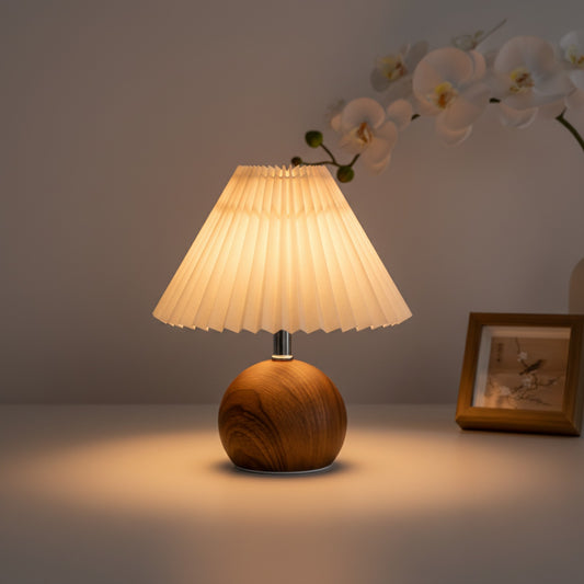Lampe de Table LED Tissée Style Nordique - Lumière Ambiante & Veilleuse pour Salon et Chambre