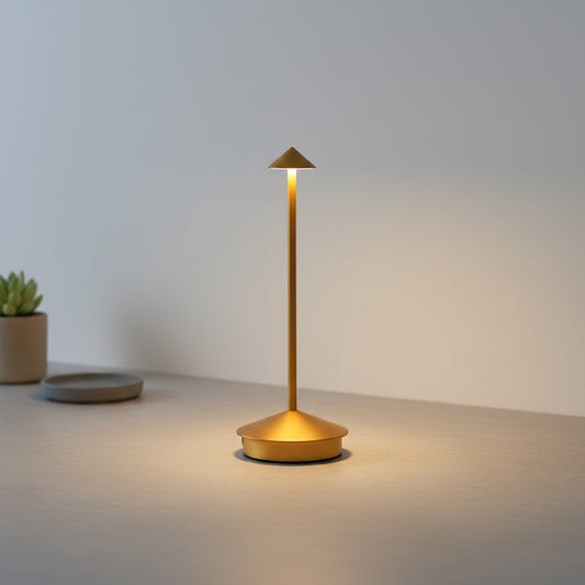 Lampe de Table LED Rechargeable Tactile - 3 Températures de Couleur, Gradation Continue