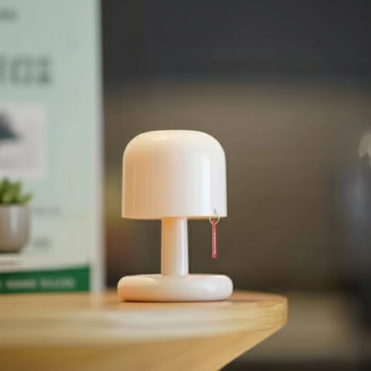 Lampe de Table Champignon LED Rechargeable USB - Ambiance Coucher de Soleil