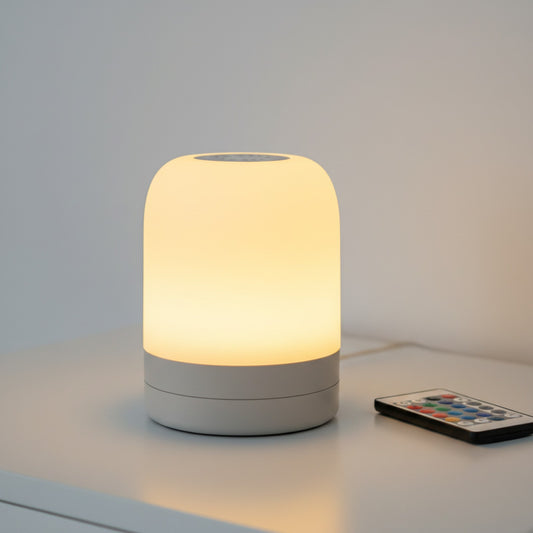 Veilleuse LED RGB Tactile 16 Couleurs - Lampe Portable à Intensité Variable pour Chambre